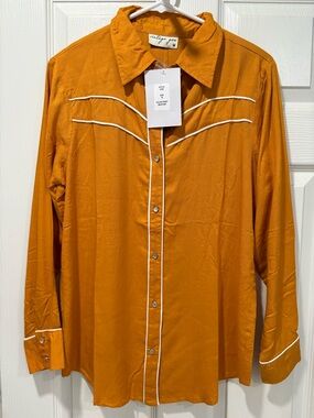 NWT Vintage Women’s Western-Style Button Shirt